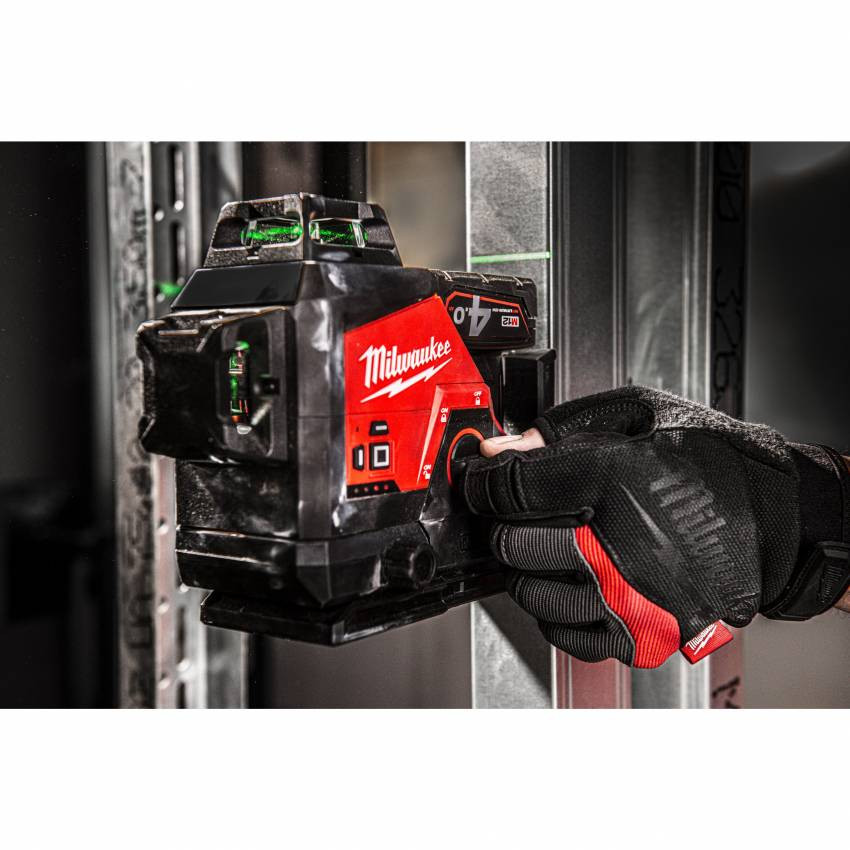 Лазерний 3D нівелір акумуляторний MILWAUKEE, M12 3PL-0C (кейс)-4933478103