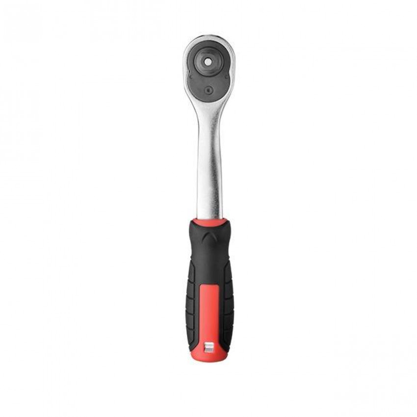 Рукоятка із храповим механізмом на 72 зуба 3/8" ., Cr-V STORM INTERTOOL ET-8002-ET-8002