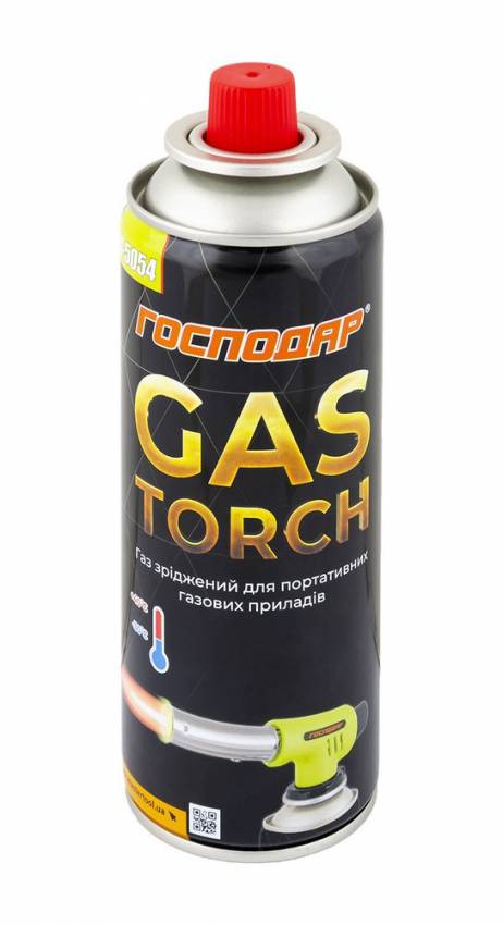 Газ бутан ГОСПОДАР "GAS TORCH" 220 г 14-5054-14-5054