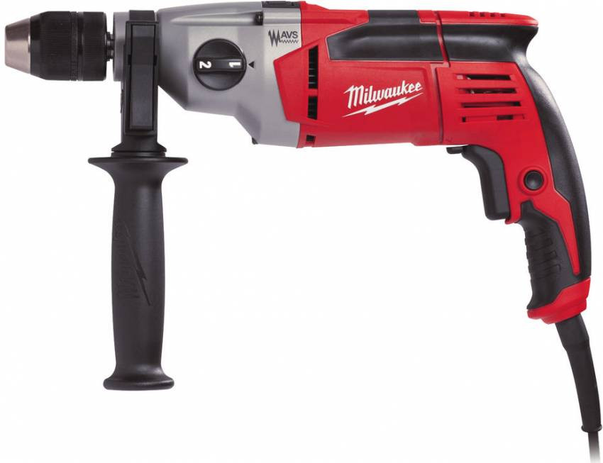 Дриль з ударом двошвидкісний MILWAUKEE, PD2E 22 R, 850Вт-4933419570