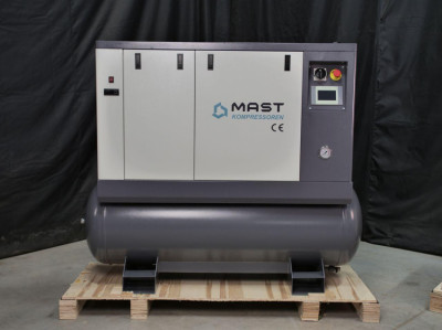 Гвинтовий компресор Mast LZN-8 COMBO inverter (осушувач + ресивер 300 л, двигун на постійних магнітах)