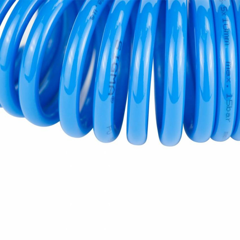 Шланг спіральний поліуретановий (PU) 5м 6.5×10мм Sigma (7012111)-7012111