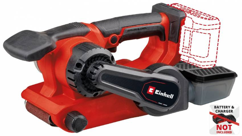 Шліфмашина стрічкова акумуляторна Einhell TP-BS 18/457 Li BL - Solo (4466270)-