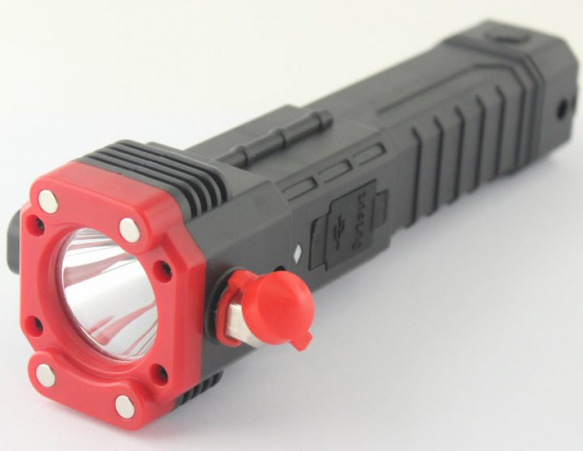 Ліхтар ручний Quantum  QM-FL1034 Hummer 3W LED+COB з функцією Power Bank-QM-FL1034