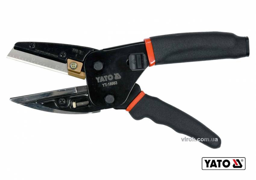 Ножиці багатофункційні YATO : L= 250 мм, CrMo   SK5 58-62 HRC   4 запасних леза-YT-18963