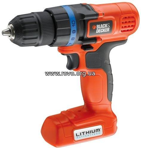 Шуруповерт акумуляторний BD(Li-ion) акумулятор. 3,6В 1,3 А/год.Ø≤10мм із самозатискним патроном(DW)-EPL7I-QW