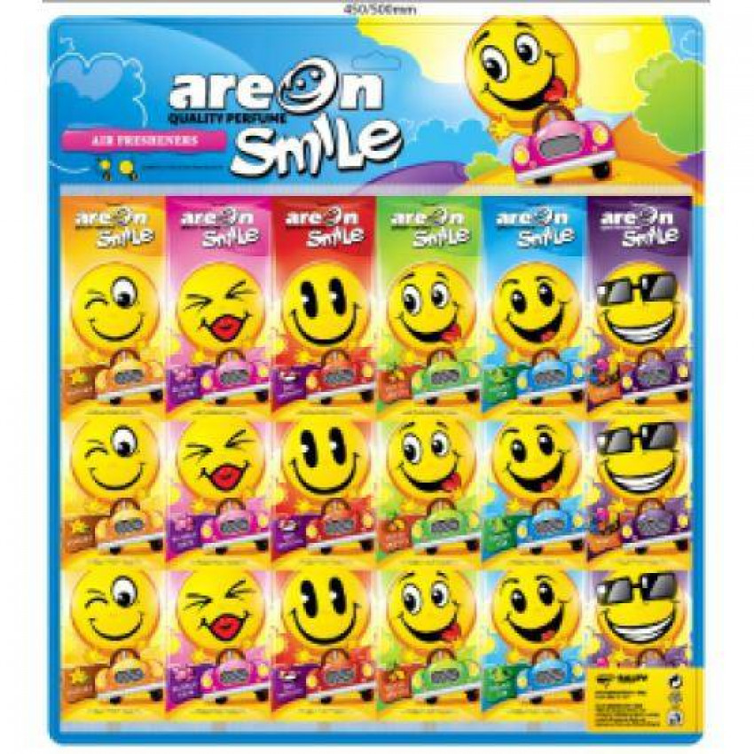 Повітря AREON сухий лист Smile Dry MIX на планшеті (60)-ASD60