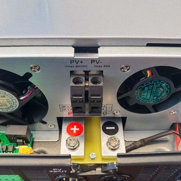 Сонячний фотоелектричний інвертор OFF-GRID PWM3KW50A PWM 3 KW + WiFi + акумулятор Bass Polska AGM BP-5976 (х2)-KPWM3KW50A