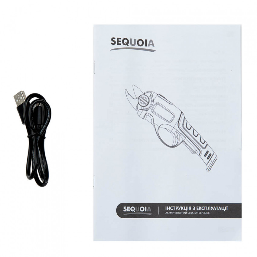Ножиці садові - секатор акумуляторний SEQUOIA SBP3610C-SBP3610C
