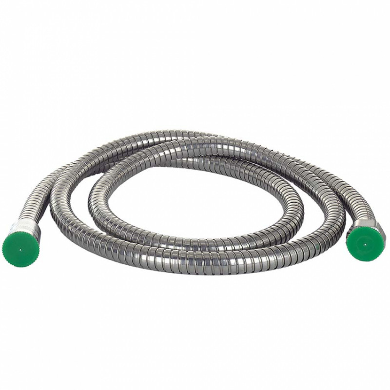 Шланг для душа 1/2" SS розтяжний з підшипником 150-180см AQUATICA XB-9353 (9792040)-9792040