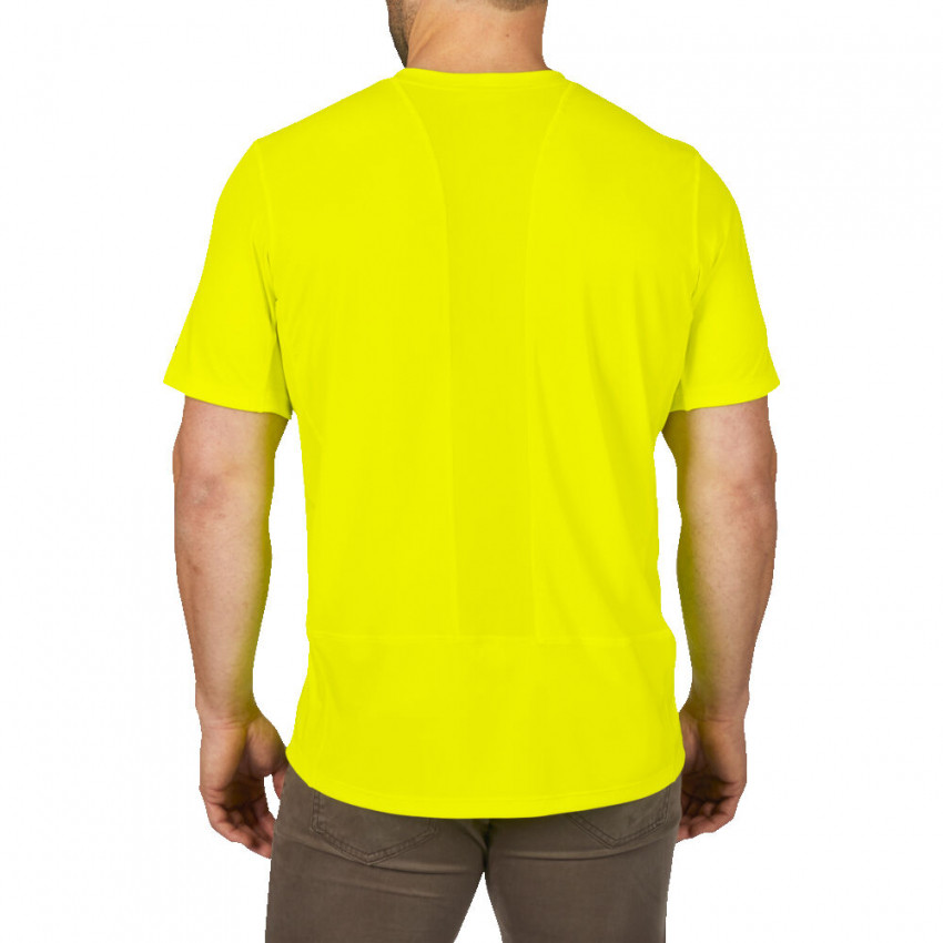 Футболка MILWAUKEE, WWSS дихаюча з коротким рукавом, жовта, розмір XXL-4932493077