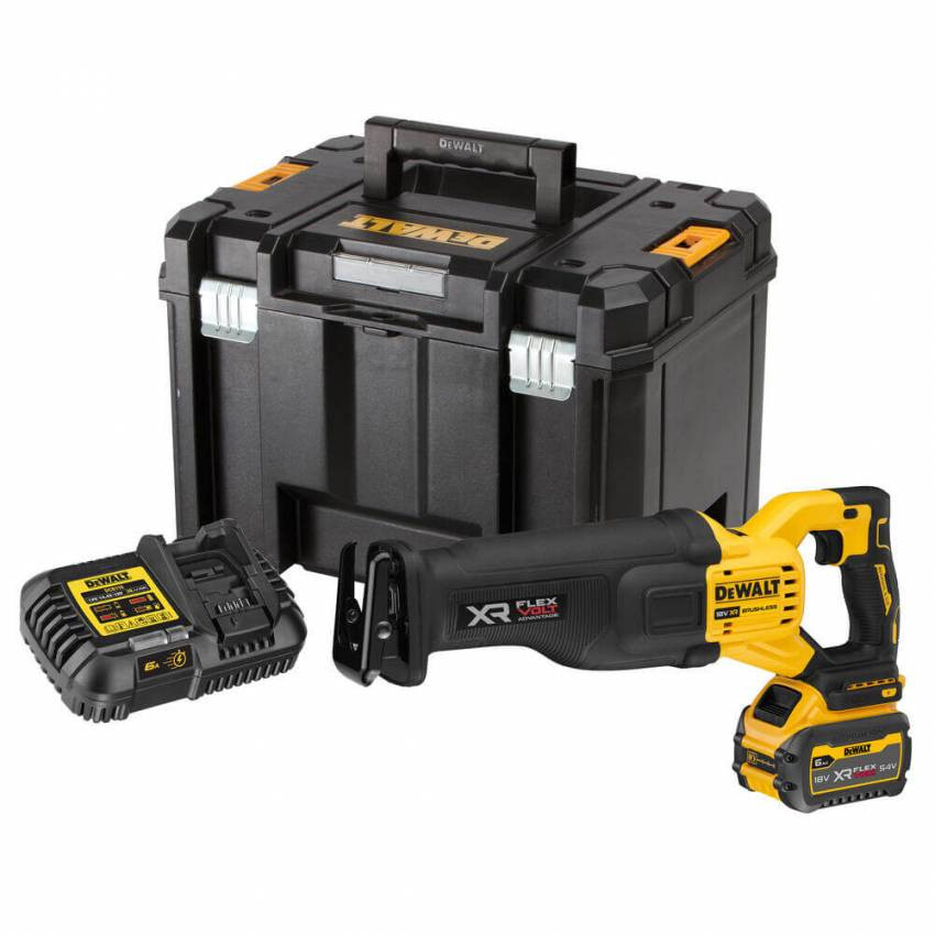 Пила шаблонна акумуляторна DeWALT DCS386T1-DCS386T1