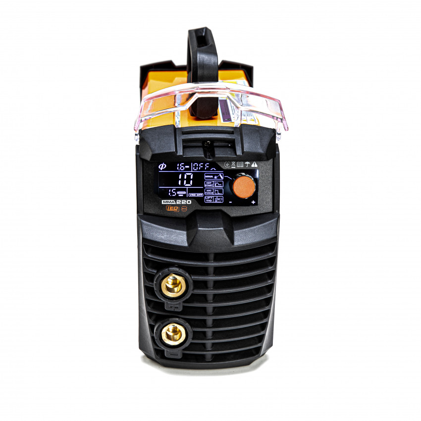Інвертор зварювал. MMA-220DS LED, 220А, 1,6-5,0мм, 220В дисплей-MMA-220DS LED