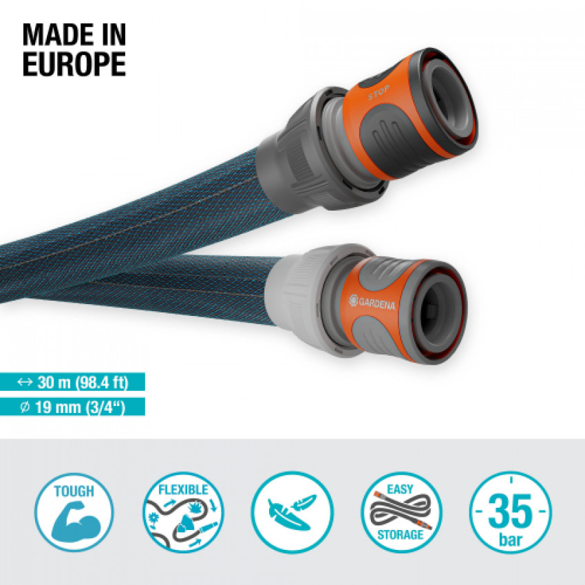 Шланг текстильний Gardena Liano Xtreme 19 мм 3/4&quot; 30 м-18484-20.000.00