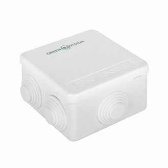 Коробка розподільна 85х85х50 IP65 зовнішня з резинками
