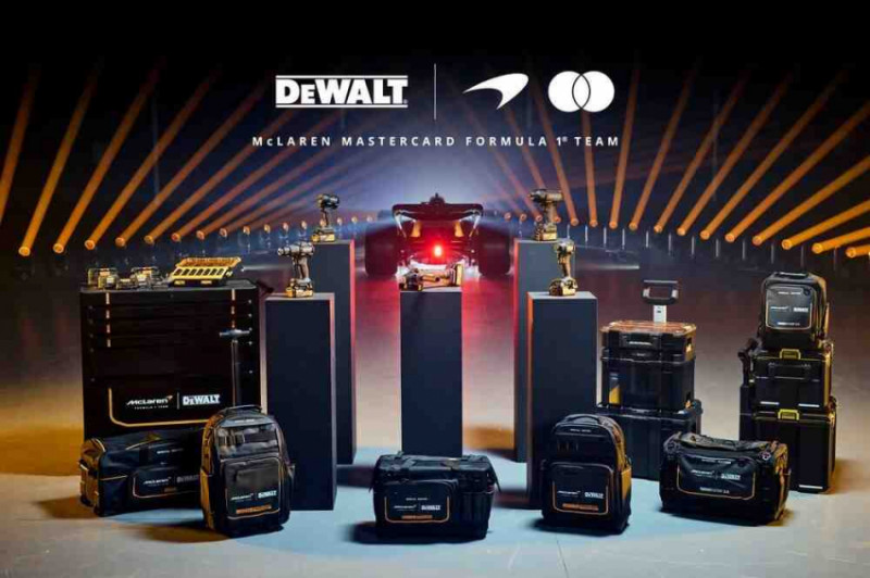 Шліфмашина кутова - болгарка акумуляторна безщіткова McLaren F1 TEAM SPECIAL EDITION DeWALT DCG45MP2T-DCG45MP2T