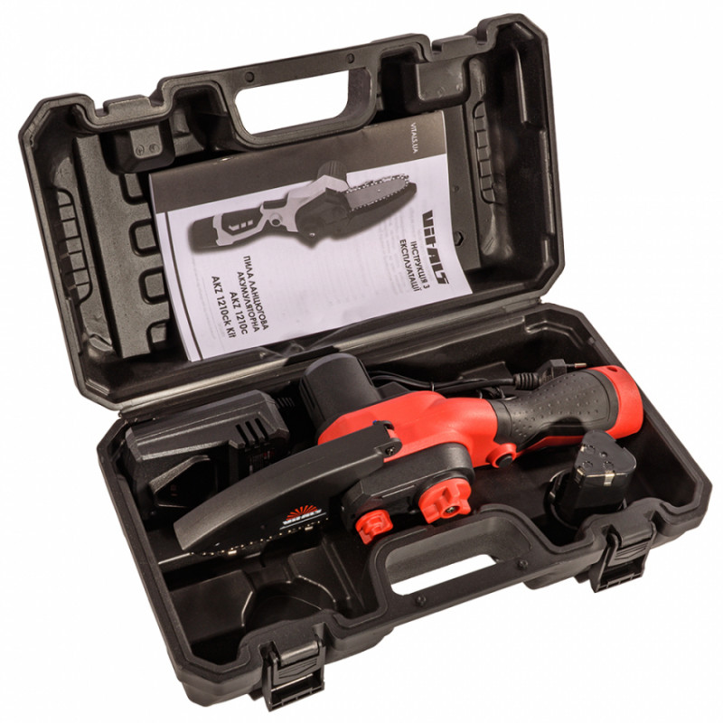 Пила ланцюгова акумуляторна Vitals AKZ 1210ck Kit-235289