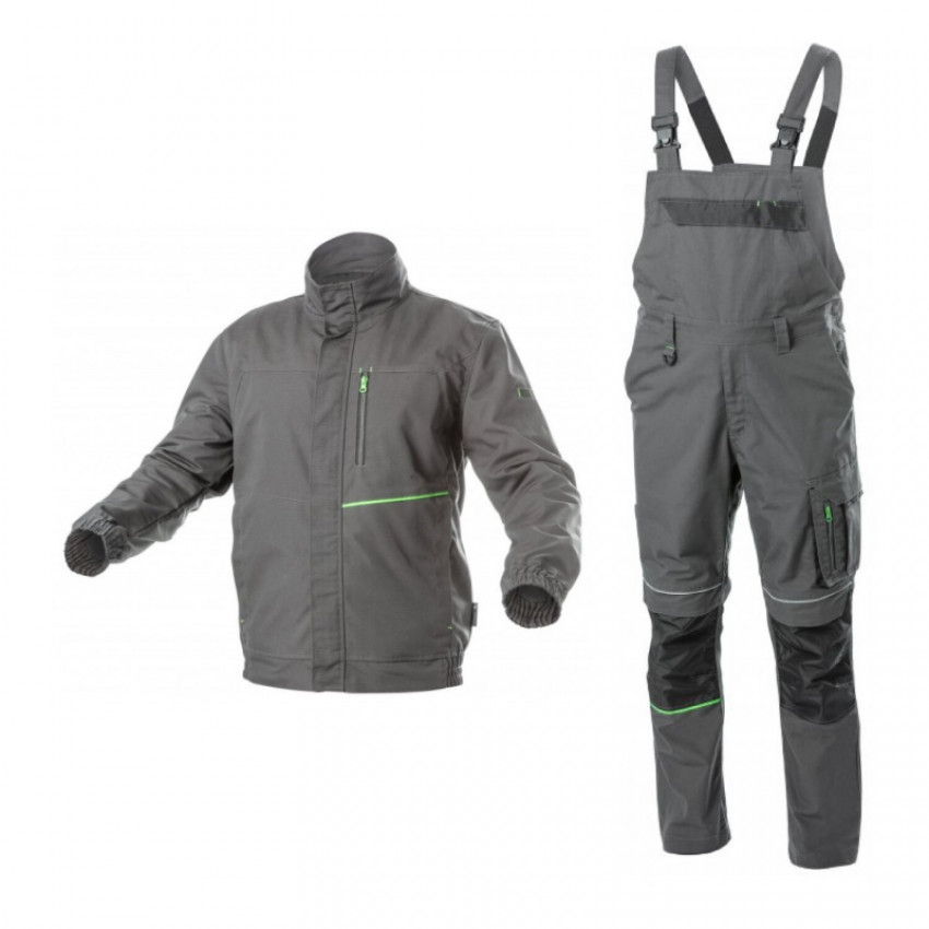 Комплект  робочого захисного одягу LEMBERG темно-сірий HOEGERT XL N_HT5K800-XL-N_HT5K800-XL