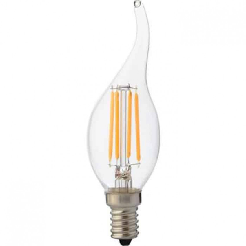 Світлодіодна лампа FILAMENT FLAME-4 4W Е14 2700К-001-014-0004-010