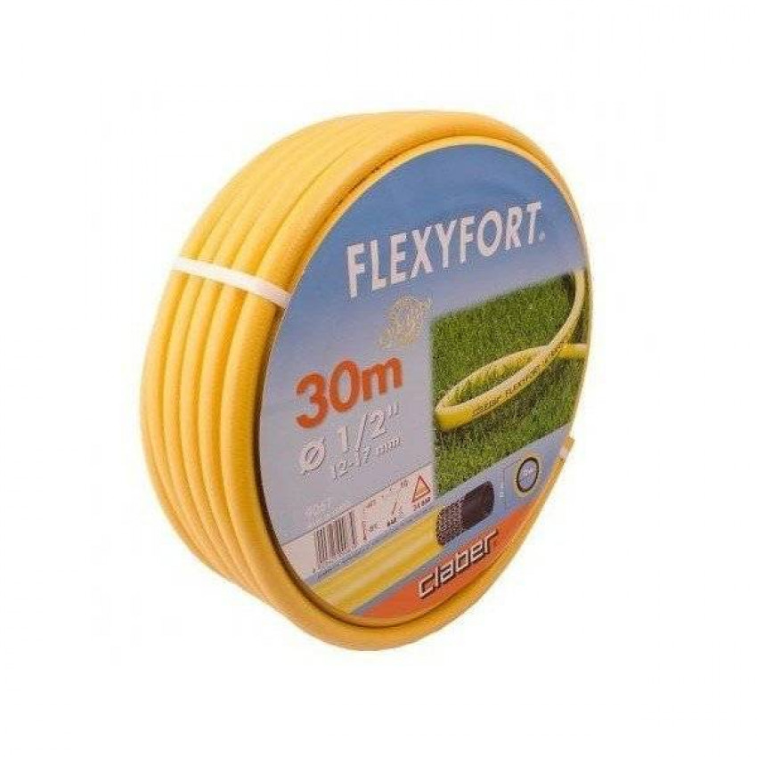 Шланг поливальний 1/2" 30м Flexyfort, жовтий-90670000