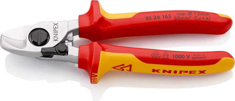 Ножиці для різки кабелів KNIPEX 95 26 165 SB-95 26 165 SB