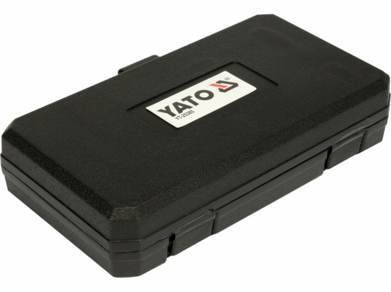 Насадки для очищення гвинтів і шпильок YATO з квадратами 1/2" 6-гран. і SDS+ тримачі, компл. 9 елем.-YT-25385