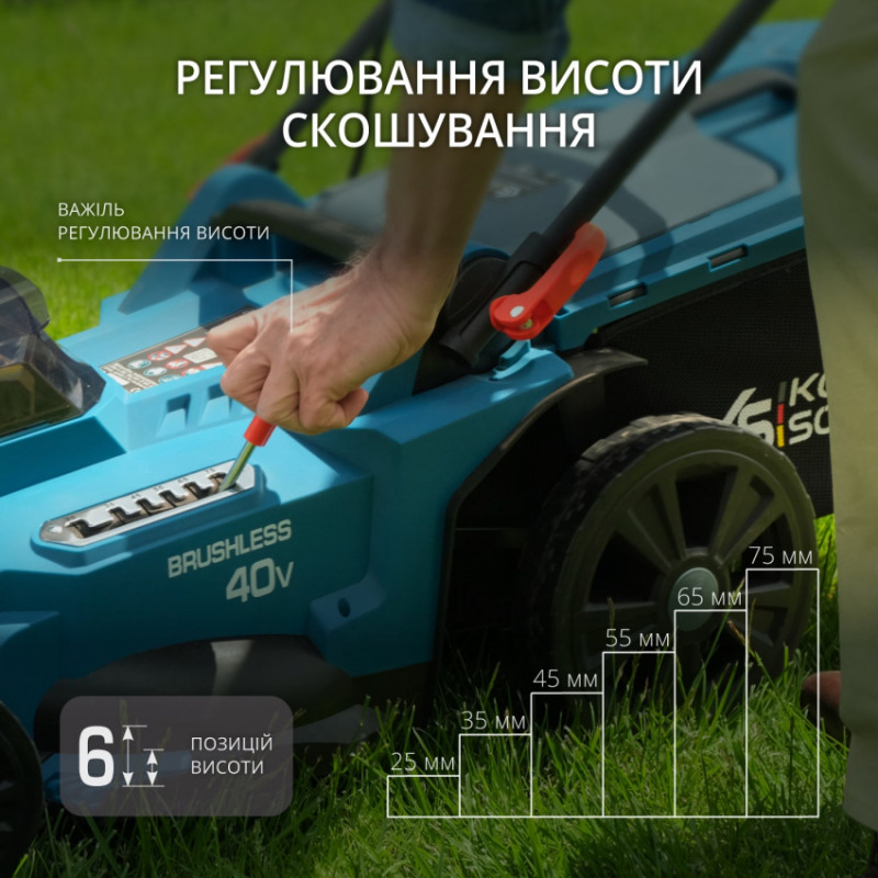 Акційний набір для догляду за газоном KS 43LM-BCT40V-SET-KS 43LM-BCT40V-SET