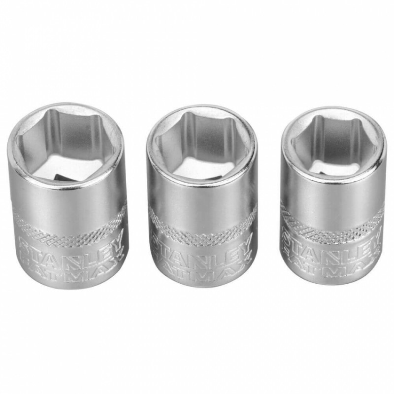 Набір торцевих головок 1/4 Maxi Drive, із шестигранним профілем, 3 шт: 11, 12, 13 мм. STANLEY FMMT17092-0-FMMT17092-0