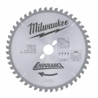 Диск пильний MILWAUKEE, Ø250/30мм, 48 зуб.-[articul]