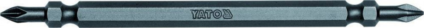Насадка викрутка YATO 2-стор. 1/4", l = 110 мм, PH 1/1 [20/10/20] (DW)-YT-7888