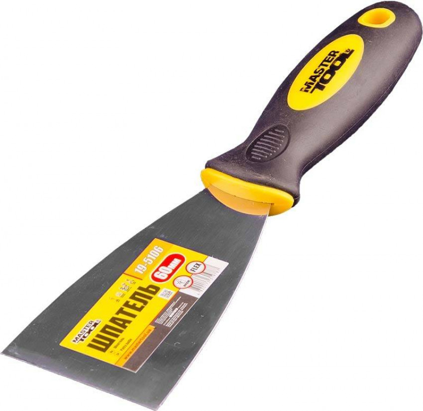 Шпатель MASTERTOOL FLEX 60 мм TPR ручка 19-5106-19-5106