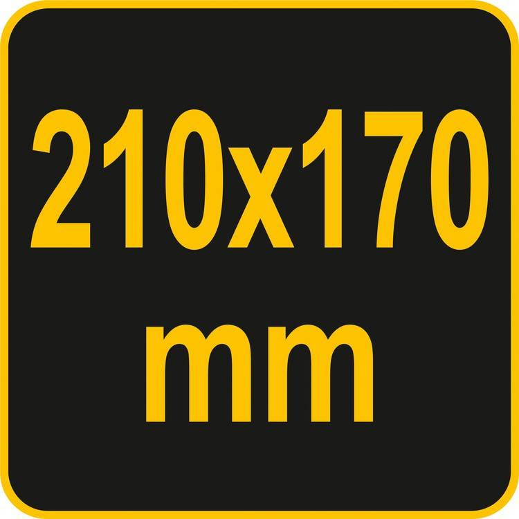 Пристрій для нанесення штукатурки ручний VOREL, 210х 170 мм, з оцинкованої сталі-09910