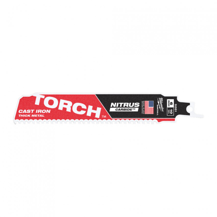 Полотно для шабельних пил TORCH CARBIDE NITRUS MILWAUKEE, 150х2,5мм, (метал)-48476251