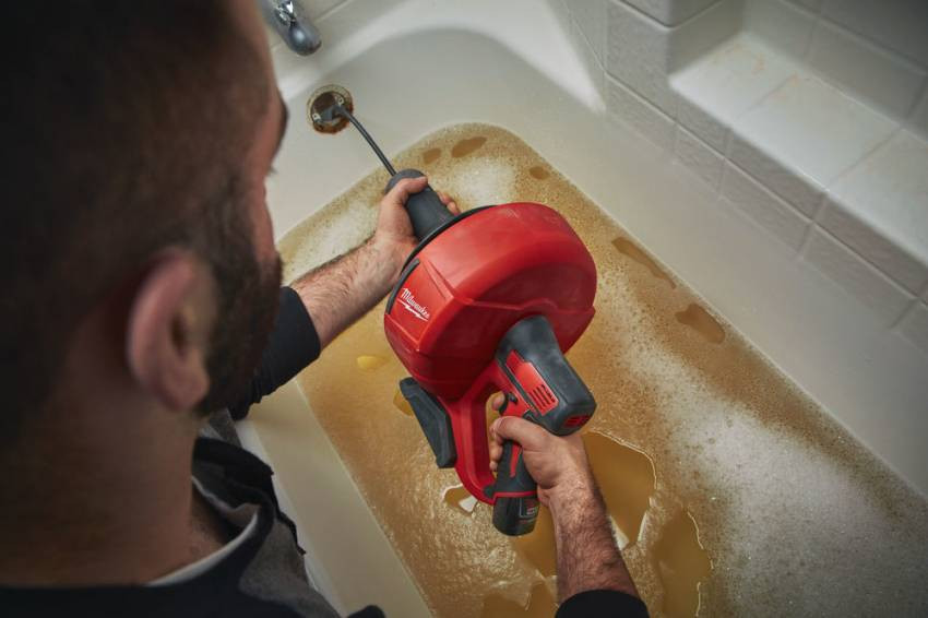 Машина прочисна акумуляторна MILWAUKEE, M12 BDC8-0C, трос 8м-4933451632