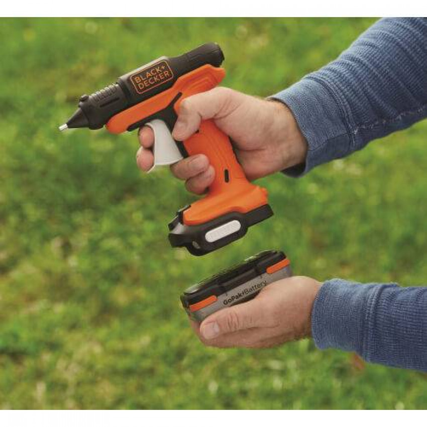 Пістолет клейовий акумуляторний BLACK DECKER BDCGG12N-BDCGG12N