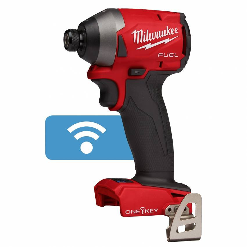 Імпульсний ударний шуруповерт акумуляторний 1/4" HEX MILWAUKEE, M18 ONEID2-502X, 226Нм (заряд.пр.,2 акум.Х5Ач, HDкейс)-4933464091