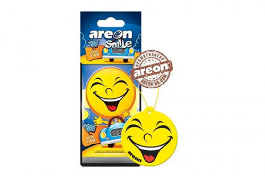 Ароматизатор Areon Smile Нова машина (картонна підвіска)-077694