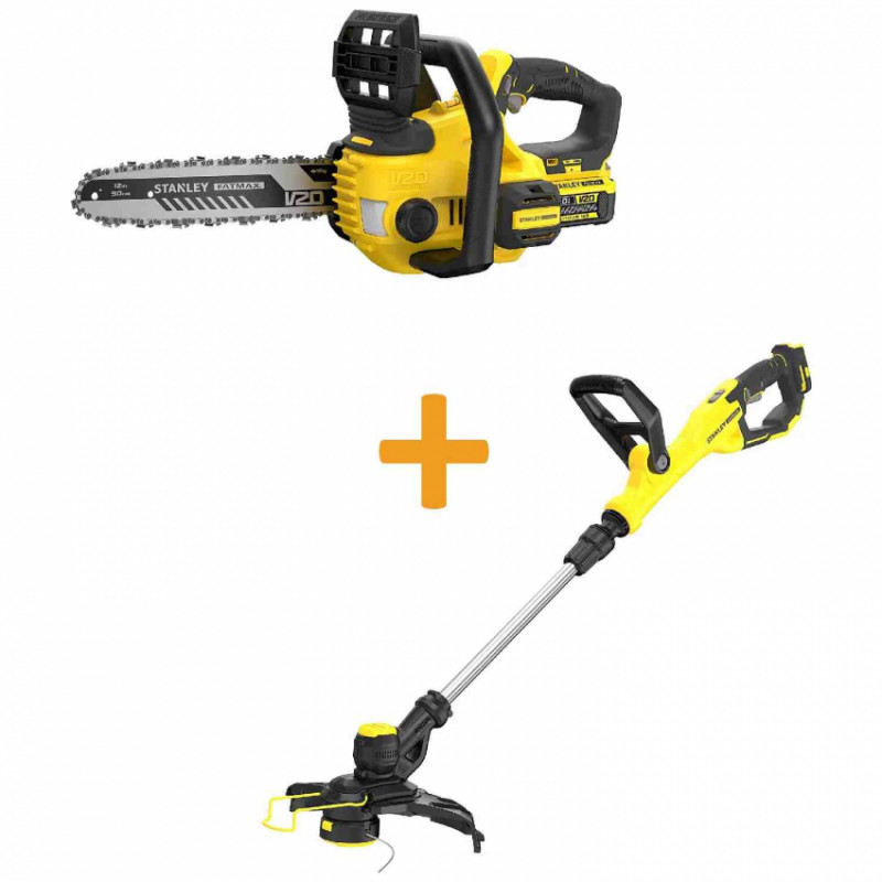 Пила ланцюгова акумуляторна STANLEY FATMAX SFMCCS630M1+SFMCST933M1-SFMCCS630M1+SFMCST933M1