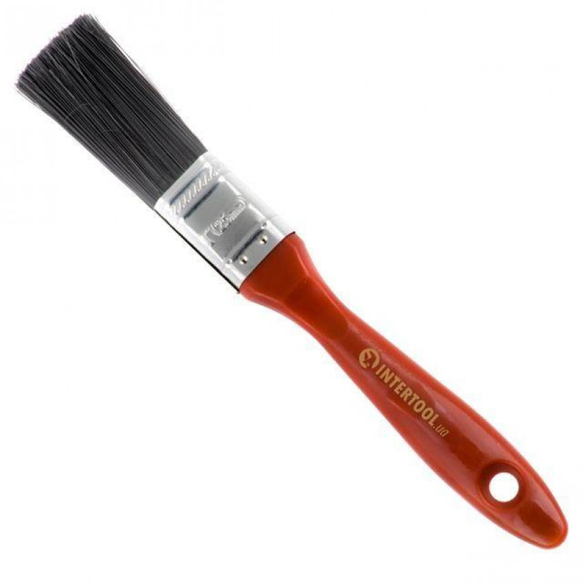 Пензель флейцева "Лакра", 25*13*54 мм, пластикова ручка INTERTOOL KT-1425-KT-1425