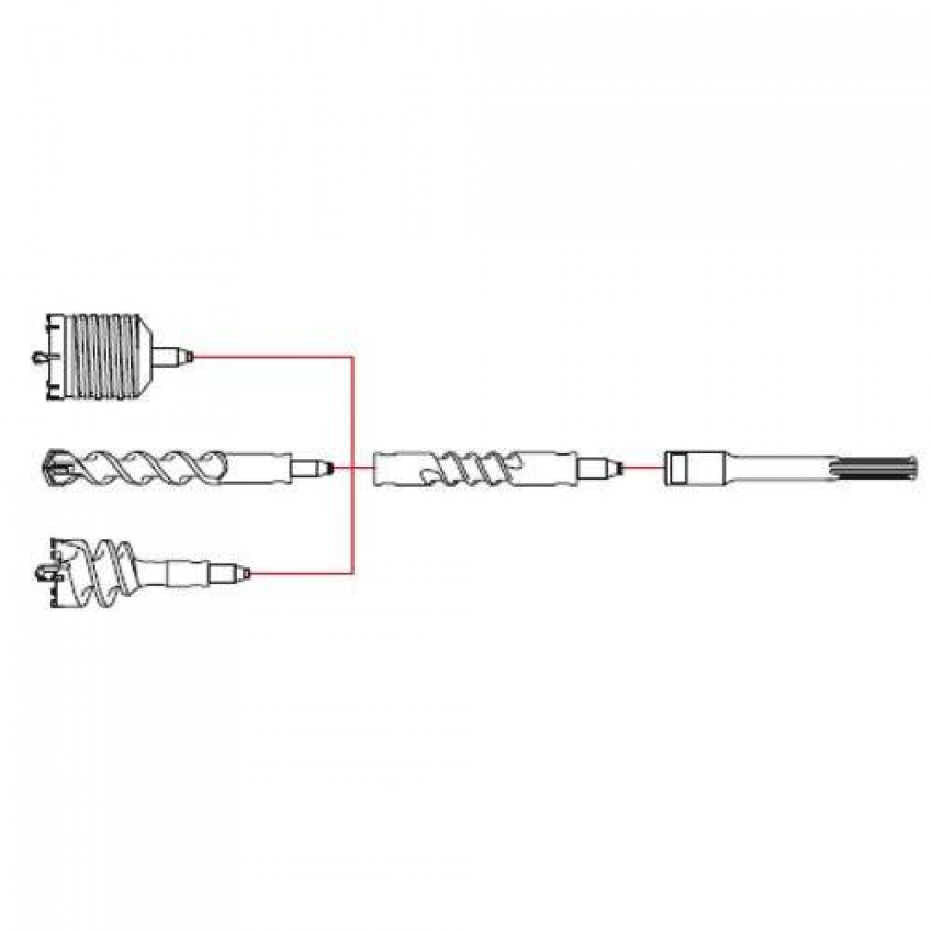 Шнековий бур по бетону S & R VERSIO 40 х 150-209007401