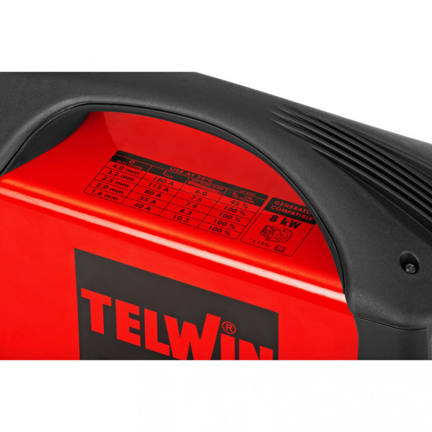 Зварювальний апарат Telwin FORCE 205 230V PLASTIC CARRY CASE-816238