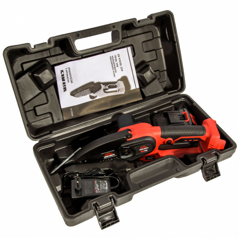 Пила ланцюгова акумуляторна Vitals AKZ 1810ck Kit-235291