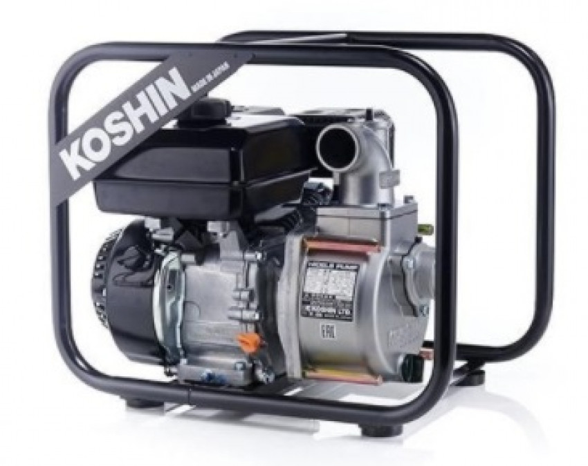 Мотопомпа Koshin для напівбрудної води STV-50X, 50x50мм, K180, 3,1 кВт/4,2 к.с. (3600 об./хв.), 31кг-