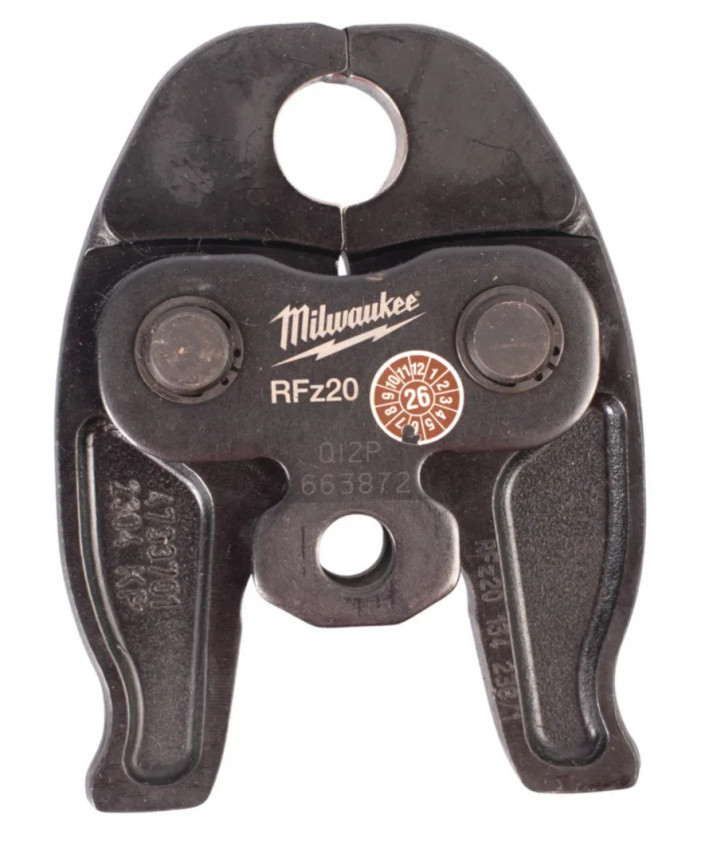Пресс-кліщі змінні для опресовування труб MILWAUKEE, J12-RFZ 20 (для M12 HPT)-4932493958