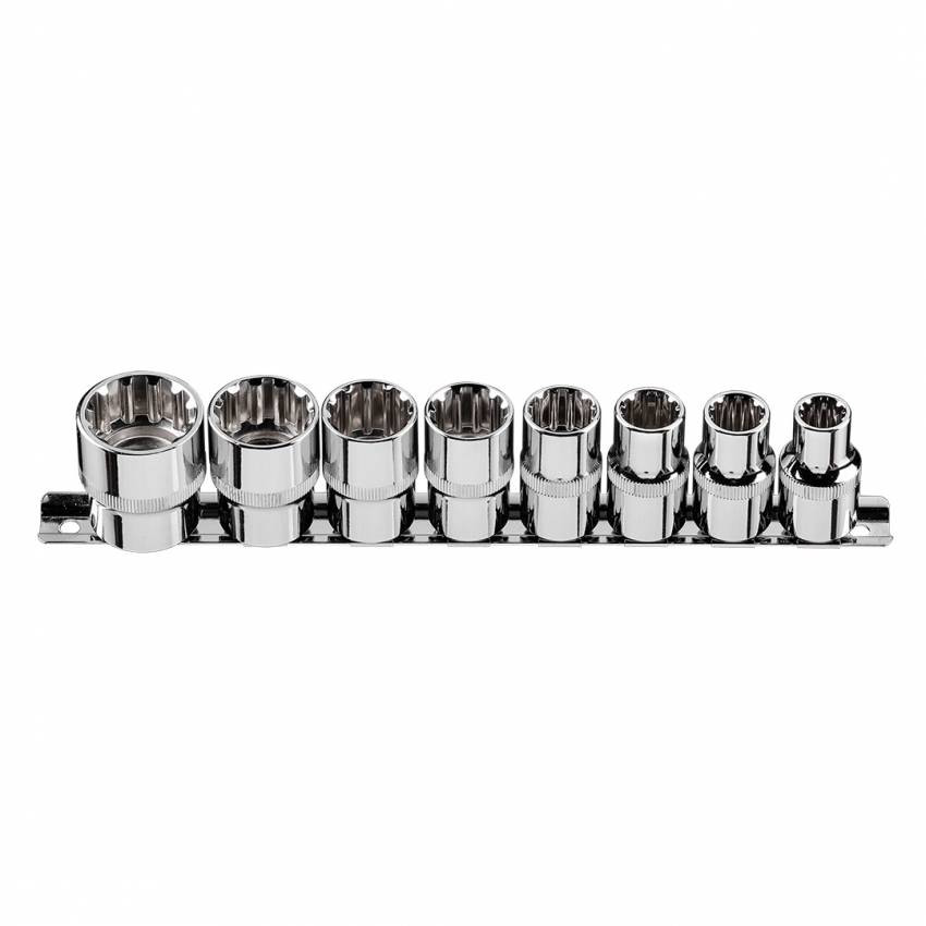 Головка змінна  Spline 1/2", набір 8 шт.*1 уп.-08-651