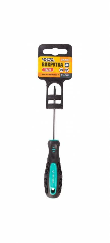 Викрутка MASTERTOOL TORX T8х75 мм 49-0087-49-0087