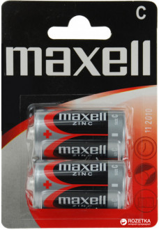 Сольова батарейка Maxell R14 2шт/уп blister-[articul]