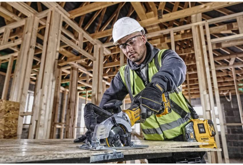 Пила дисковая аккумуляторная бесщёточная компактная DeWALT DCS571NT+DCB187-DCS571NT+DCB187