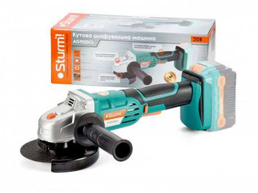 Машина кутошліф. акумуляторна Sturm 125мм, 20В AG9020CL-AG9020CL