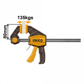 Струбцина швидкозатискна 80×900 мм INGCO INDUSTRIAL-[articul]